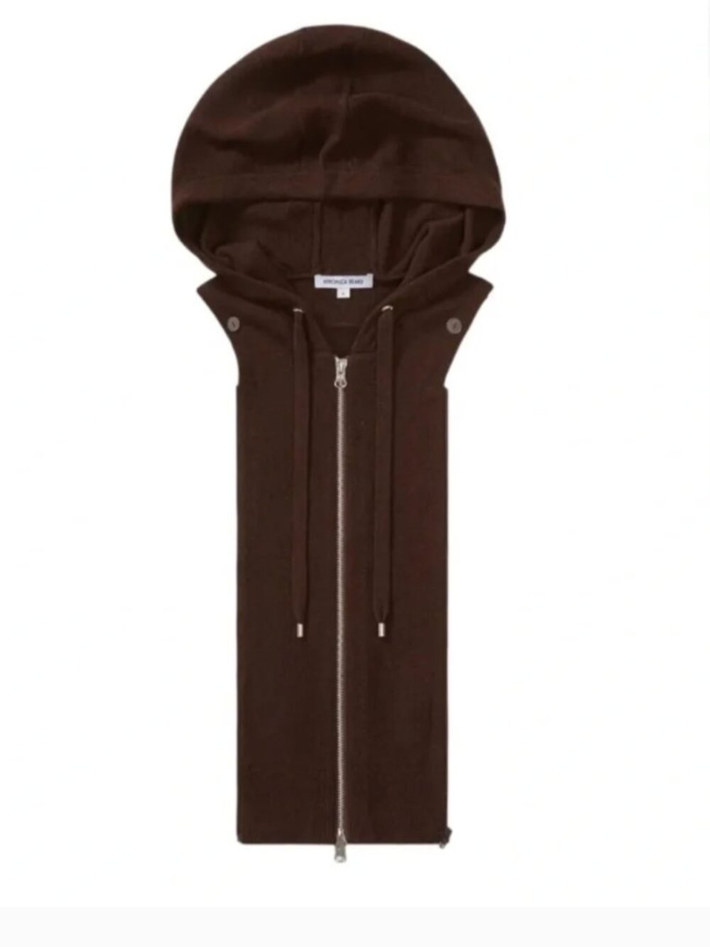 Veronica Beard Cashmere Dickey in Chocolate